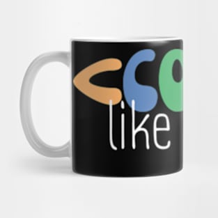 Code Like A Girl - Female Coder - Woman Programmer Mug